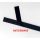 Klettenband FIXVELOURS kompl. Farbe 725 schwarz