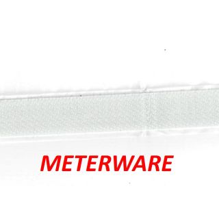 Klett-Pilzkopfband FIXVELOURS klebend Farbe 401 weiß