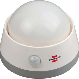 1173290 LED-Nachtlicht / Orientierungslicht mit Infrarot-Bewegungsmelder (sanftes Licht inkl. Push-Schalter und Batterien) weiß