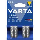 VARTA-6103/4B Lithium-Batterie AAA 4-Blisterkarte