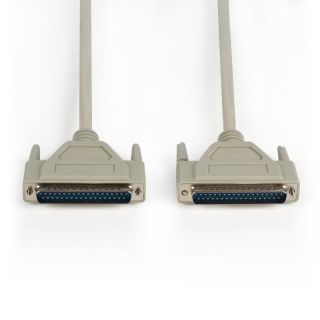 VLCP52500I10 Serielles Kabel D-Sub Stecker 37-polig - D-Sub Stecker 37-polig 1.00 m Elfenbein