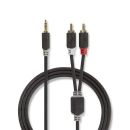 CABW22200AT05 Stereo-Audiokabel | 3.5 mm Stecker | 2x RCA...