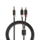 CABW22200AT10 Stereo-Audiokabel | 3.5 mm Stecker | 2x RCA...