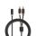 CABW22255AT02 Stereo-Audiokabel | 2x RCA Stecker | 3.5 mm Buchse | Vergoldet | 0.20 m | Rund | Anthrazit | Box