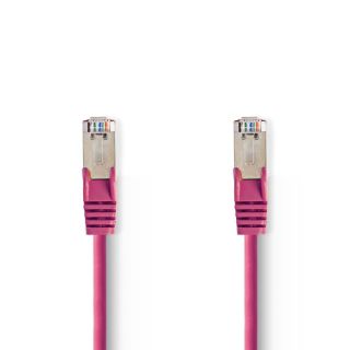CCGP85121PK200 CAT5e-Netzwerkkabel | SF/UTP | RJ45 Stecker | RJ45 Stecker | 20.0 m | Rund | PVC | Pink | Plastikbeutel