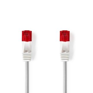 CCGP85215WT30 CAT6-Netzwerkkabel | RJ45 Stecker | RJ45 Stecker | U/UTP | 3.00 m | Snagless | Flach | PVC | Weiss | Umschlag