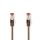 CCGP85221BN100 CAT6-Netzwerkkabel | RJ45 Stecker | RJ45 Stecker | S/FTP | 10.0 m | Rund | LSZH | Braun | Plastikbeutel