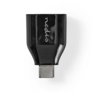 CCGB60915BK USB-C? Adapter | USB 3.2 Gen 1 | USB-C? Stecker | USB-A Buchse | 5 Gbps | Rund | Vernickelt | Schwarz | Box