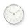 CLWA015PC30SR Wanduhr | Durchmesser: 300 mm | Kunststoff | Silber / Weiss