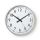 CLWA016PC38AL Wanduhr | Durchmesser: 380 mm | Kunststoff | Silber / Weiss