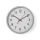 CLWA110WT Wanduhr | Durchmesser: 300 mm | Kunststoff | Silber / Weiss