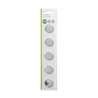 BALCR24505BL Lithium-Knopfzelle CR2450 | 3 V DC | 5-Pack | Silber