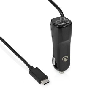 CCHAC300ABK Auto-Ladegerät | 18 W | 1x 3.0 A | Anzahl der Ausgänge: 1 | USB-C? (Fixed) Kabel | 1.00 m | Single Voltage Output