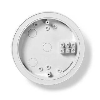 DTCTBR20 Detektor-Halterung | Durchmesser: 128 mm | Schrauben und Stecker | Weiss