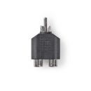 CAGB24940BK Subwoofer-Adapter | RCA | 2x Cinch Buchse |...
