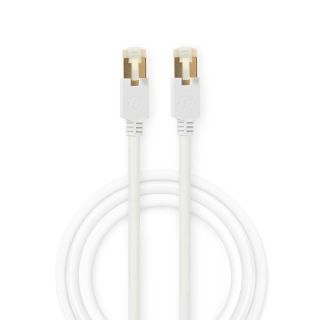 CCBW85221WT10 CAT6-Netzwerkkabel | RJ45 Stecker | RJ45 Stecker | S/FTP | 1.00 m | Rund | LSZH | Weiss | Verpackung mit Sichtfenster