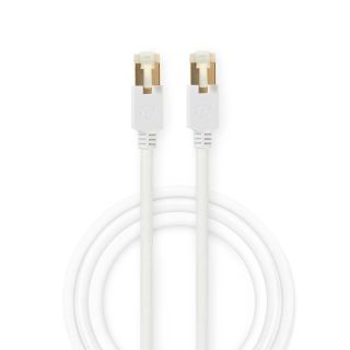 CCBW85221WT50 CAT6-Netzwerkkabel | RJ45 Stecker | RJ45 Stecker | S/FTP | 5.00 m | Rund | LSZH / PVC | Weiss | Verpackung mit Sichtfenster