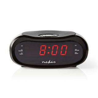 CLAR001BK Digital-Wecker-Radio | LED-Anzeige | Zeitprojektion | AM / FM | Snooze-Funktion | Sleep Timer | Anzahl Alarme: 2 | Schwarz