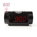 CLAR005BK Digital-Wecker-Radio | LED | Zeitprojektion |...