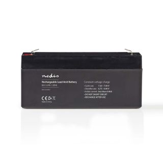 BALA32006V Wiederaufladbare Blei-Säure-Batterie | Bleisäure | Wiederaufladbar | 6 V | 3200 mAh