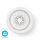 WIFISI10CWT Smartlife Sirene | Netzstromversorgung | 8 Sounds | 85 dB | Android? / IOS | Weiss