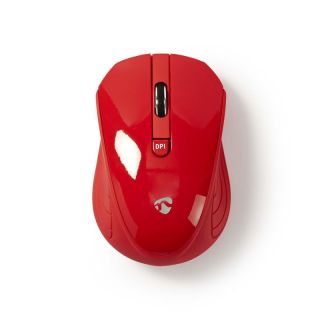 MSWS400RD Mouse | Drahtlos | 800 / 1200 / 1600 dpi | Einstellbar DPI | Anzahl Knöpfe: 3 | Beidhändig