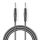COTH23020GY50 Stereo-Audiokabel | 6.35 mm Stecker | 6.35 mm Stecker | Vernickelt | 5.00 m | Rund | Dunkelgrau | Kartonhülle
