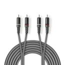COTH24200GY50 Stereo-Audiokabel | 2x RCA Stecker | 2x RCA...