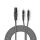 COTH15220GY15 Balanced Audio-Kabel | XLR 3-Pin Buchse | 2x RCA Stecker | Vernickelt | 1.50 m | Rund | PVC | Dunkelgrau | Kartonhülle