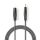 COTH15320GY10 Balanced Audio-Kabel | XLR 3-Pin Buchse | 3.5 mm Stecker | Vernickelt | 1.00 m | Rund | PVC | Dunkelgrau | Kartonhülle