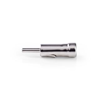 CACO004ME Auto-Antennenanschluss | Gerade | Stecker | Kupfer | 50 Ohm | Drücken Sie auf | Metall | Silber | 10 Stück | Umschlag