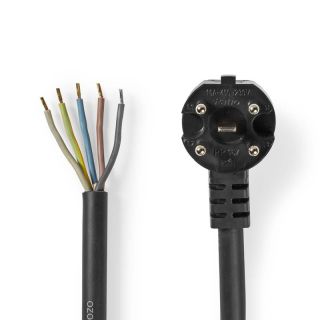 STPC110PBK15 Ofen Netzkabel | Perilex | Open | 1.50 m | Schwarz