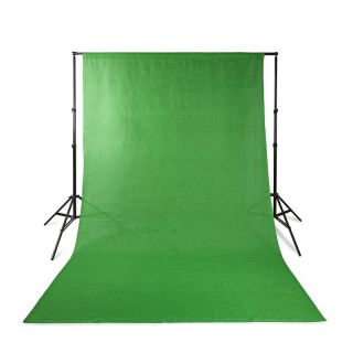 BDKT10GN Photo Studio-Hintergrund Set | 1,90 x 2,95 m | Tragetasche enthalten | Stativ enthalten | Schwarz | 1 Stück