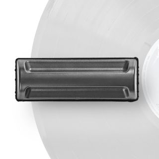 CLTT01BK Vinyl-Schallplatten Reinigunsbürste | Bürste | ABS / Mikrofaser | Schwarz