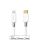 CCBW39650WT10 Lightning Kabel | USB 2.0 | Apple Lightning 8-Pin | USB-C? Stecker | 480 Mbps | Vergoldet | 1.00 m | Rund | PVC | Weiss | Box