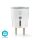 WIFIP110FWT SmartLife Smart Stecker | IP21 | Leistungsmesser | 2500 W | Schutzkontakt / Typ F (CEE 7/7) | -10 - 40 °C | Android? / IOS | Weiss | 1 Stück