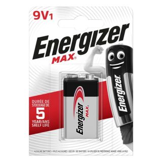 EN-MAX9V1 Alkaline Batterie 9V | 6LR61 | 1-Blister (VPE=12 Stk)