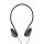 HPWD1105BK On-Ear-Kopfhörer mit Kabel | 3.5 mm | Kabellänge: 2.10 m | Schwarz