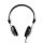 HPWD1104BK On-Ear-Kopfhörer mit Kabel | 3.5 mm | Kabellänge: 1.10 m | Schwarz