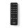 TVRC21SNBK Universal-Fernbedienung | Vorprogrammiert | 2 Geräte | Disney + Button / Große Schaltflächen / Netflix Button | Infrarot | Schwarz