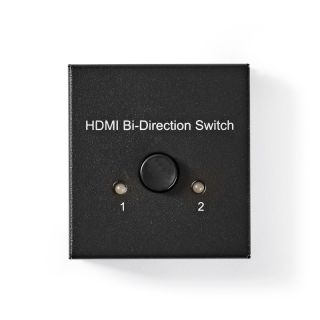 VSWI3482AT HDMI ? Schalter | 3-Port port(s) | 1x HDMI? Eingang / 2x HDMI? Eingang | 1x HDMI? Ausgang / 2x HDMI? Ausgang | 4K@60Hz | 6 Gbps | Metall | Anthrazit