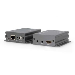 VREP3460AT HDMI ? Extender | Über CAT6 | Up to 50.0 m | 4K@30Hz | 10.2 Gbps | IR-Rücksendefunktion | Metall | Anthrazit