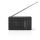 RDFM1200BK FM-Radio | Tragbare Ausführung | AM / FM | Batteriebetrieben | Analog | 1.5 W | Scharz-weiß Monitor | Kopfhörerausgang | IP20 | Schwarz