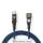 GCTB39650AL10 USB-Kabel | USB 2.0 | Apple Lightning 8-Pin | USB-C? Stecker | 60 W | 480 Mbps | Vernickelt | 1.00 m | Rund | Geflochten / Nylon | Blau / Schwarz | Verpackung mit Sichtfenster