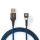 GCTB60600BK10 USB-Kabel | USB 2.0 | USB-A Stecker | USB-C? Stecker | 480 Mbps | Vergoldet | 1.00 m | Rund | Geflochten / Nylon | Blau / Schwarz | Verpackung mit Sichtfenster