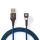 GCTB60600BK20 USB-Kabel | USB 2.0 | USB-A Stecker | USB-C? Stecker | 480 Mbps | Vergoldet | 2.00 m | Rund | Geflochten / Nylon | Blau / Schwarz | Verpackung mit Sichtfenster