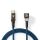 GCTB60700BK10 USB-Kabel | USB 2.0 | USB-C? Stecker | USB-C? Stecker | 480 Mbps | Vergoldet | 1.00 m | Rund | Geflochten / Nylon | Blau / Schwarz | Verpackung mit Sichtfenster