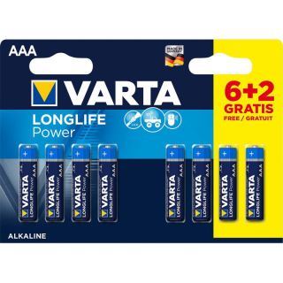 VARTA-4903SO Alkaline Batterie AAA 1.5 V High Energy 8-Werbeblister