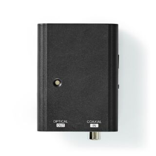 ACON2505BK Digital Audio Converter | 1-Weg | Audio- / Video- / Dateneingänge: 1x S/PDIF | Audio- / Video- / Datenausgänge: TosLink Female | Handbuch | Schwarz