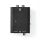 ACON2509BK Digital Audio Converter | 2-Weg | Audio- / Video- / Dateneingänge: 1x S/PDIF (RCA) Female / 1x Toslink Female | Audio- / Video- / Datenausgänge: 2x RCA Male | Handbuch | Schwarz